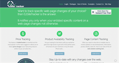 Desktop Screenshot of ezsitetracker.com